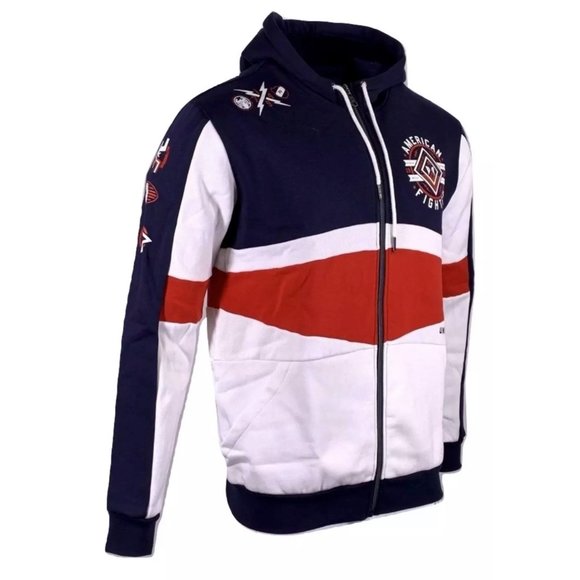 AMERICAN FIGHTER MENS ALCOTT L/S ZIP HOOD - Picture 8 of 12